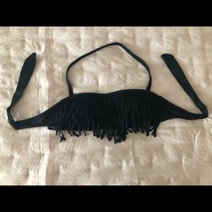 Black bikini top